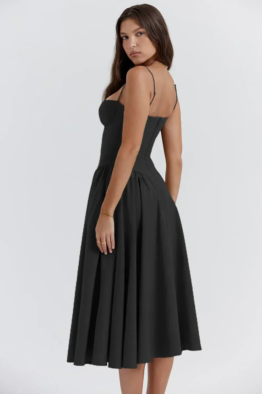 Rosalie | Raffiniertes Ärmelloses Korsettkleid