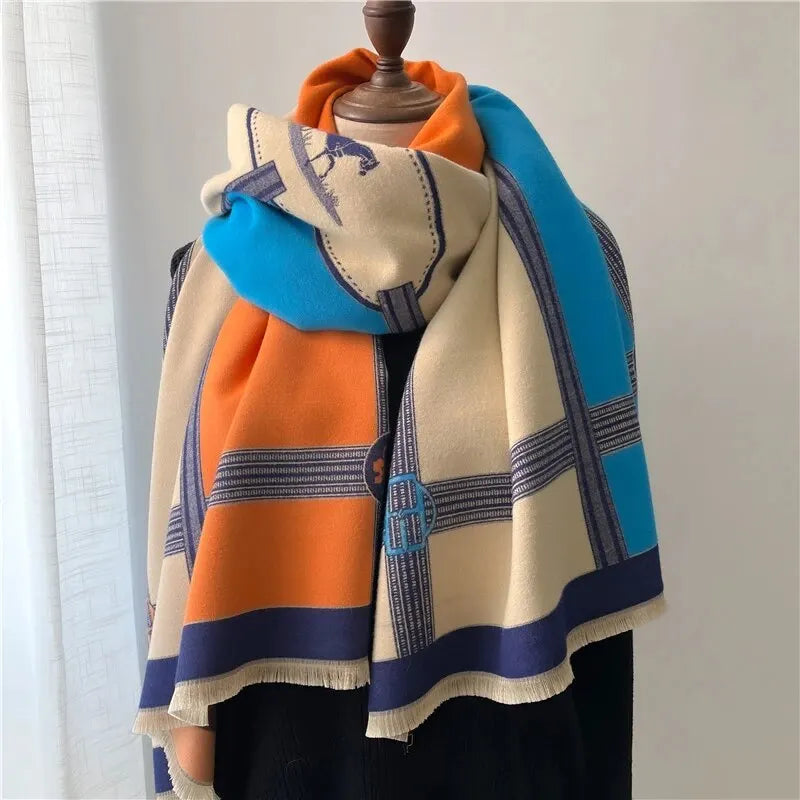 Renate | Eleganter Winterschal mit Kaschmir-Gefühl
