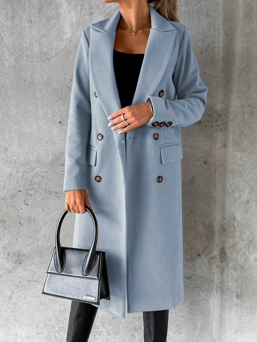 Victoria | Klassischer Wollmantel mit femininer Silhouette