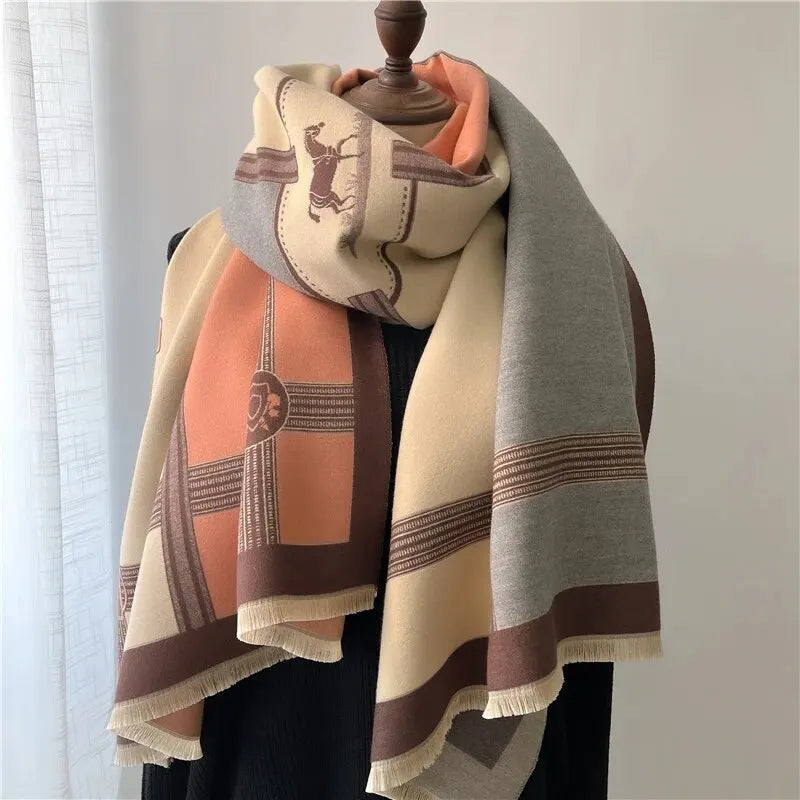 Renate | Eleganter Winterschal mit Kaschmir-Gefühl